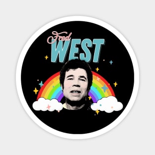 Fred West / 90s Style Cute Aesthetic Design Magnet